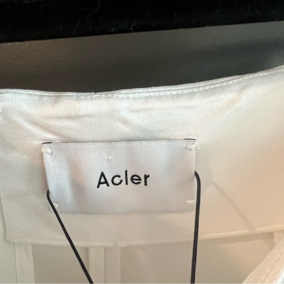 Acler Cragiburne Skirt and top set in Ivory & Midnight ombre Size US 6 NEW! - Picture 7 of 9